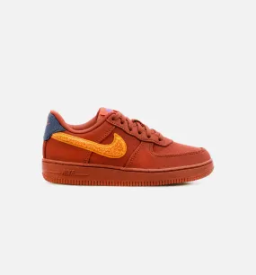 Air Force 1 Low La Familia Preschool Lifestyle Shoe - Red/Multi