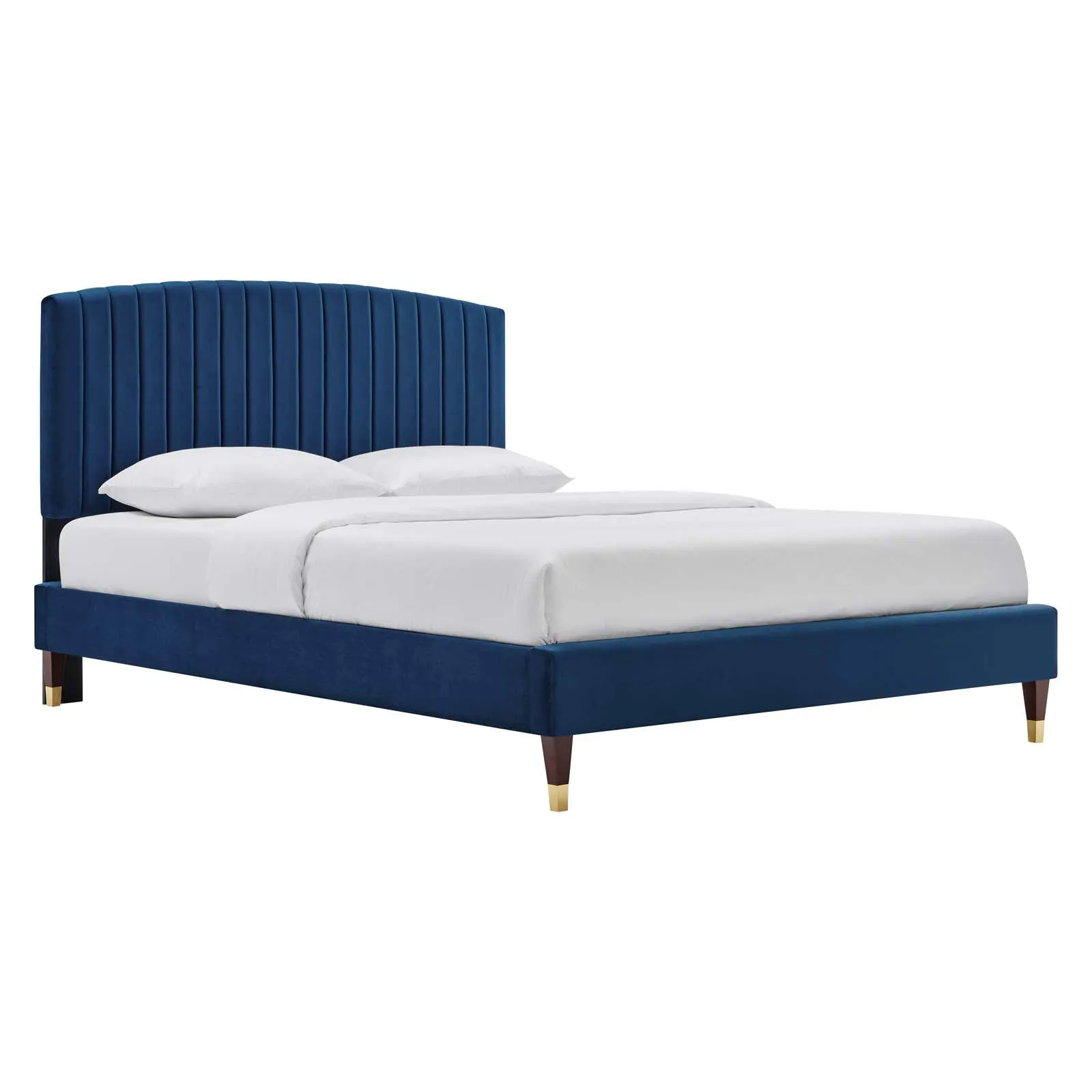 Alessi Performance Velvet Platform Bed by Modway