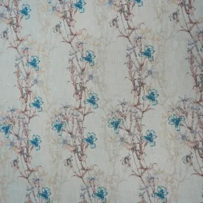 Antique Floral Italian Cotton Stretch Fabric