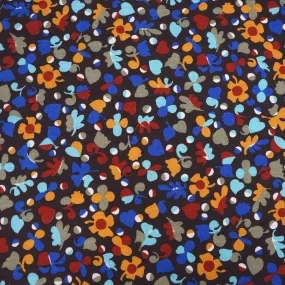 Autumn Confetti Italian Cotton Stretch Fabric