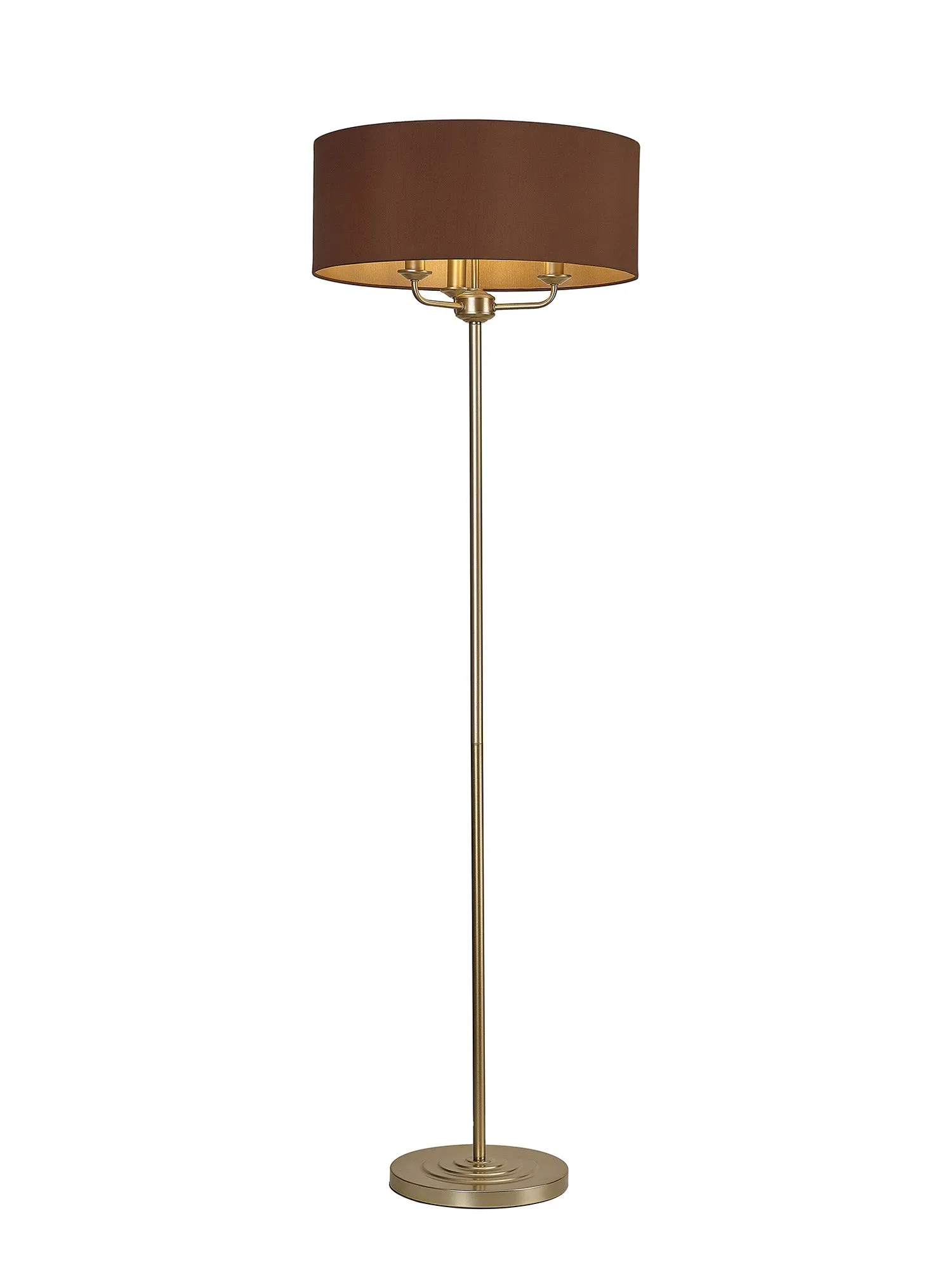 Banyan 3 Light Switched Floor Lamp Various Colours