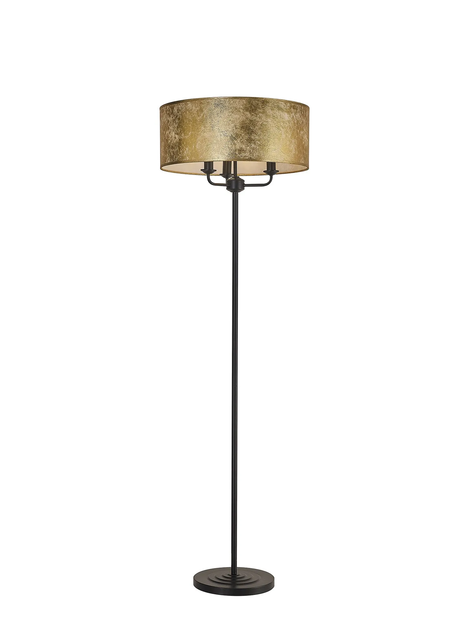 Banyan 3 Light Switched Floor Lamp Various Colours