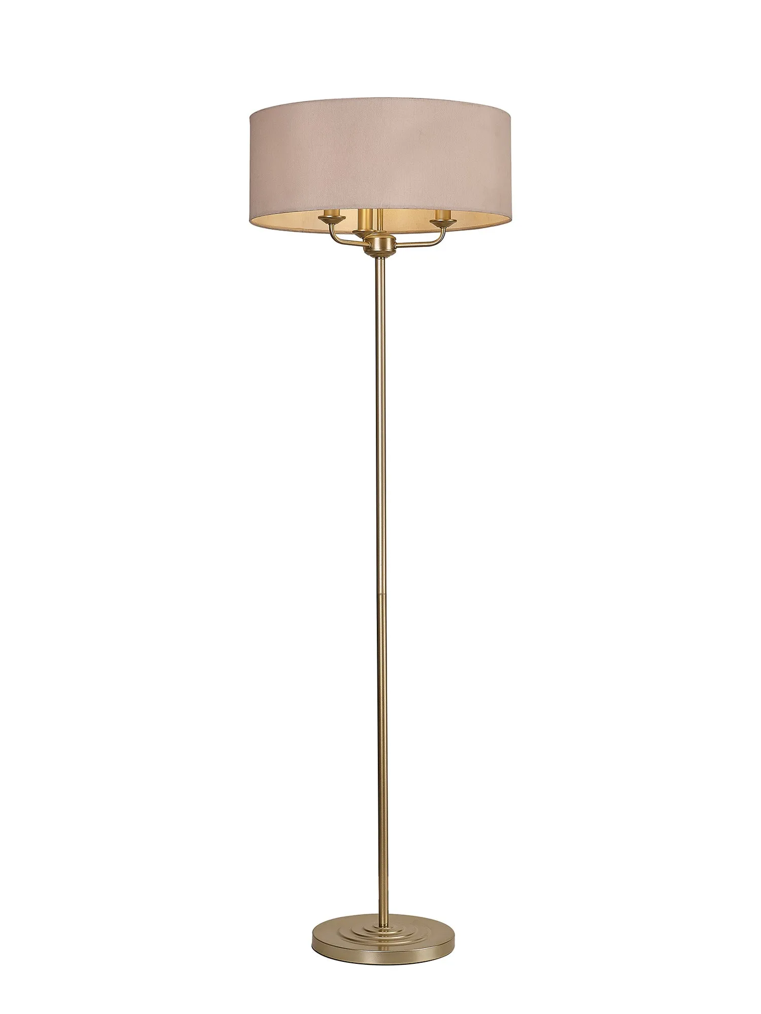 Banyan 3 Light Switched Floor Lamp Various Colours