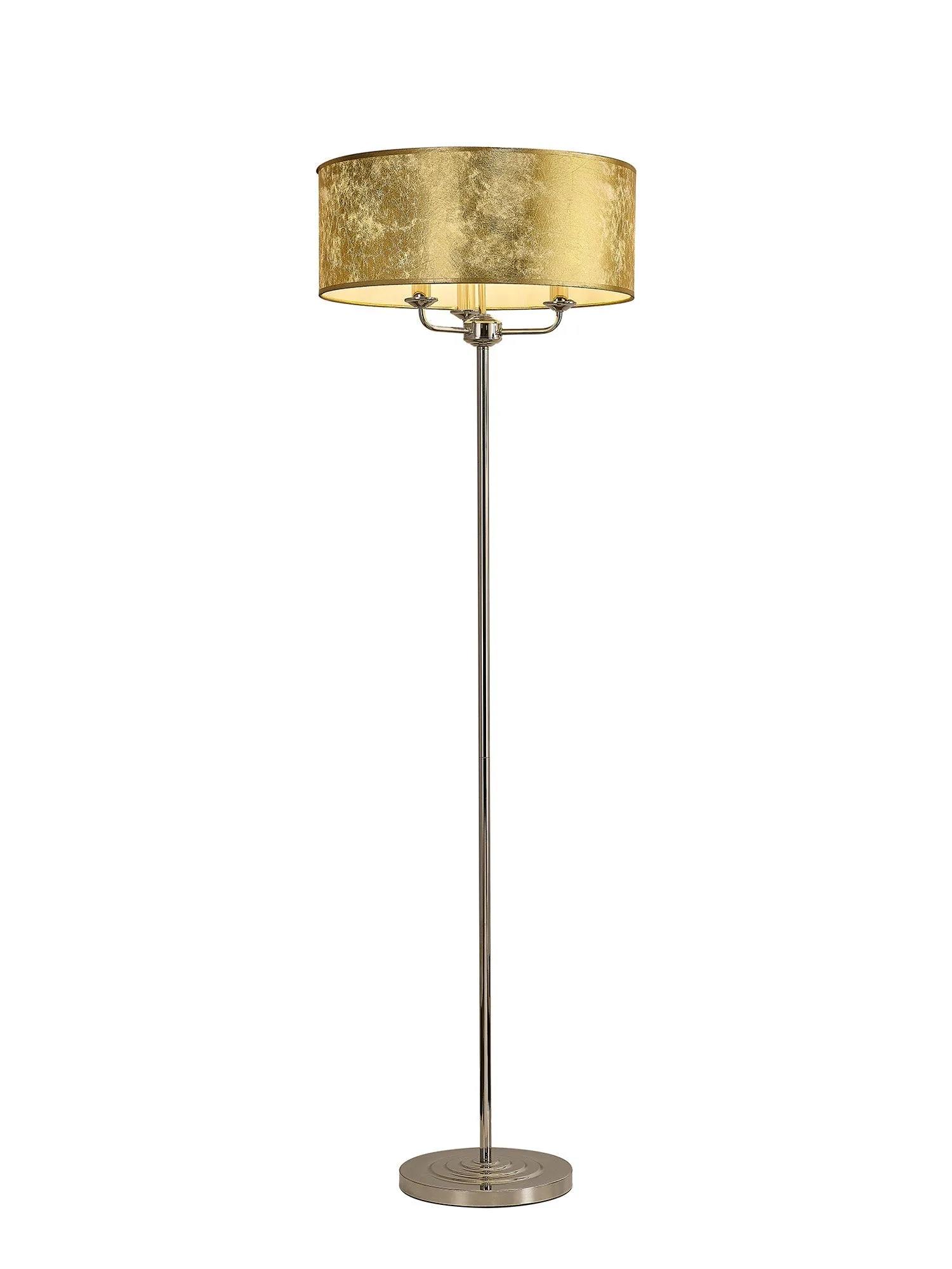 Banyan 3 Light Switched Floor Lamp Various Colours