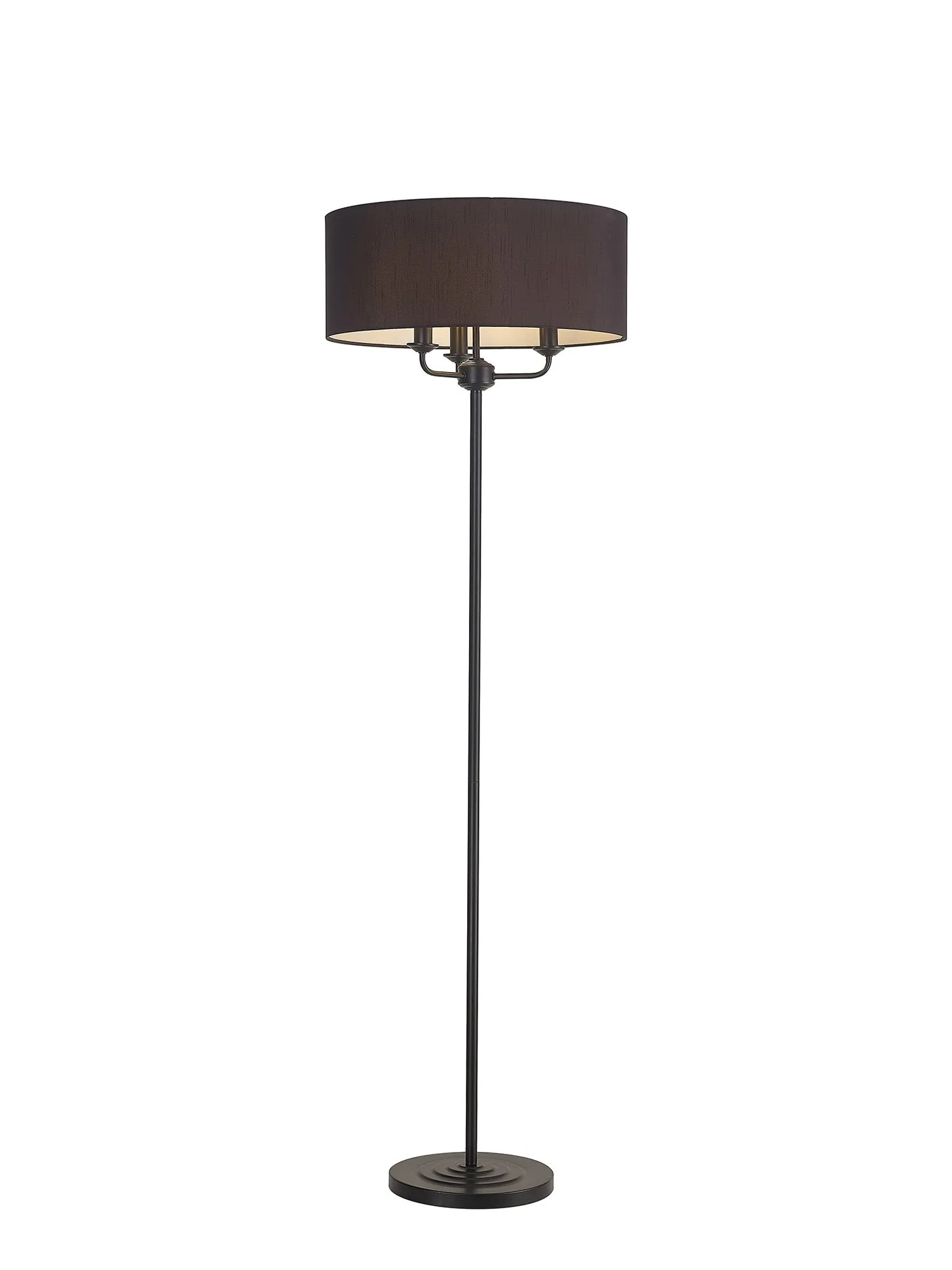 Banyan 3 Light Switched Floor Lamp Various Colours