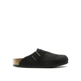 Birkenstock Boston Soft Footbed Black