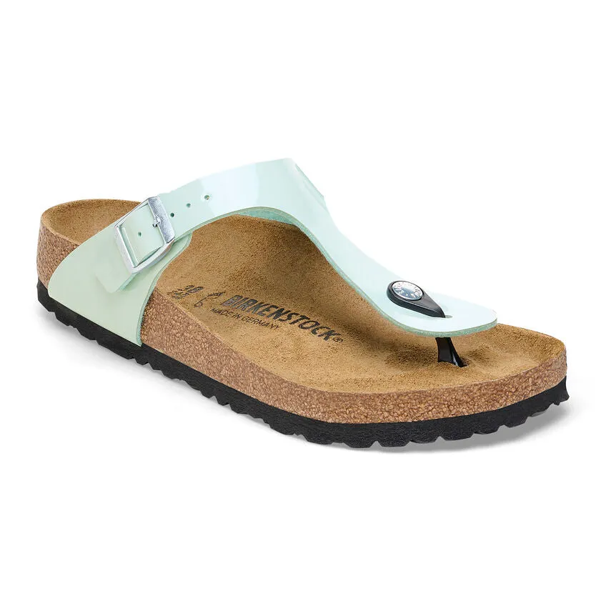 Birkenstock Gizeh Sandal - Surf Green Patent