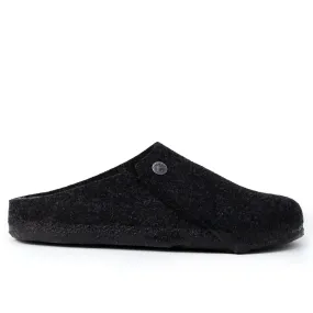 BIRKENSTOCK Zermatt Wool Felt Shearling Clogs - Anthracite