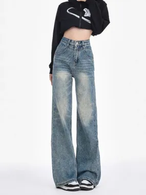 DressBetty - 2024 Fashion Wide Leg Streetwear Jeans