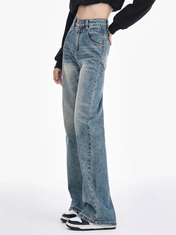 DressBetty - 2024 Fashion Wide Leg Streetwear Jeans