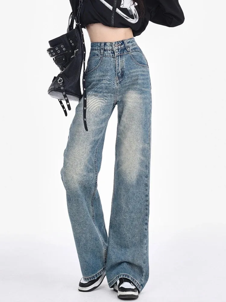 DressBetty - 2024 Fashion Wide Leg Streetwear Jeans