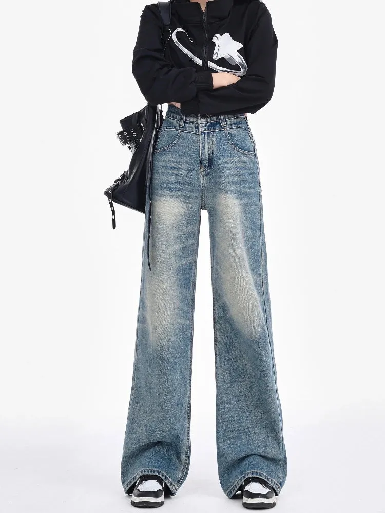 DressBetty - 2024 Fashion Wide Leg Streetwear Jeans