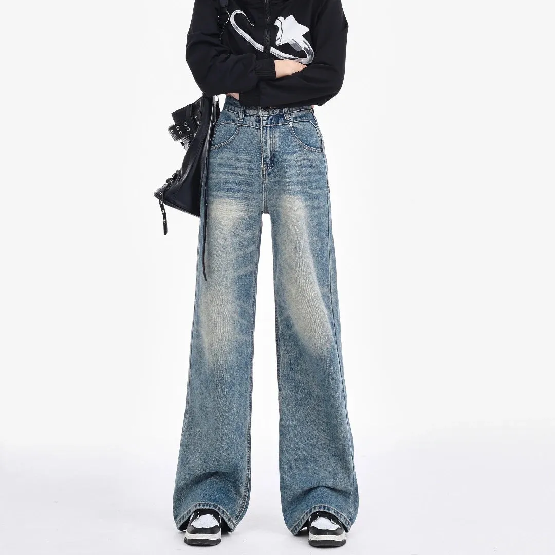 DressBetty - 2024 Fashion Wide Leg Streetwear Jeans