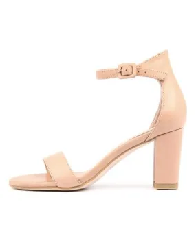 Mollini Gessie Heel ~ Nude ~ Tan ~ Black ~ White ~ Leather Heel