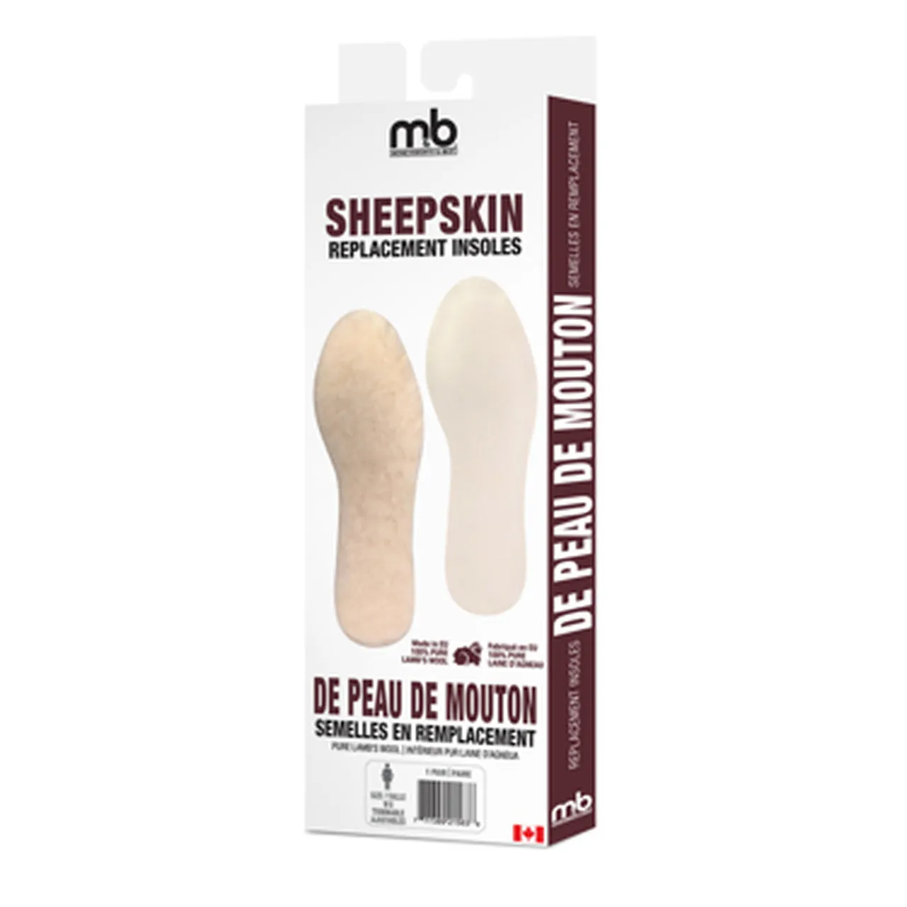 Moneysworth & Best Sheepskin Replacement Insoles