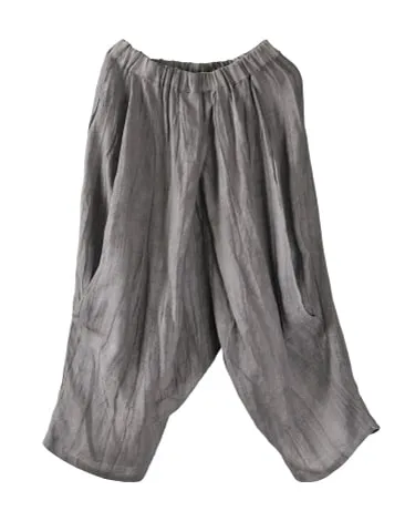 Spring Summer Loose Cotton Linen Pants