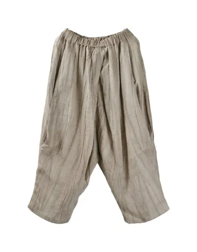 Spring Summer Loose Cotton Linen Pants