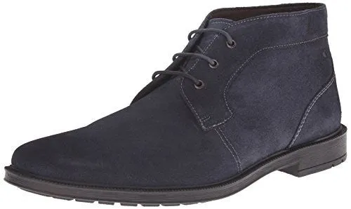 STACY ADAMS MEN'S DABNEY CHUKKA BOOT, NAVY SUEDE, 13 W US